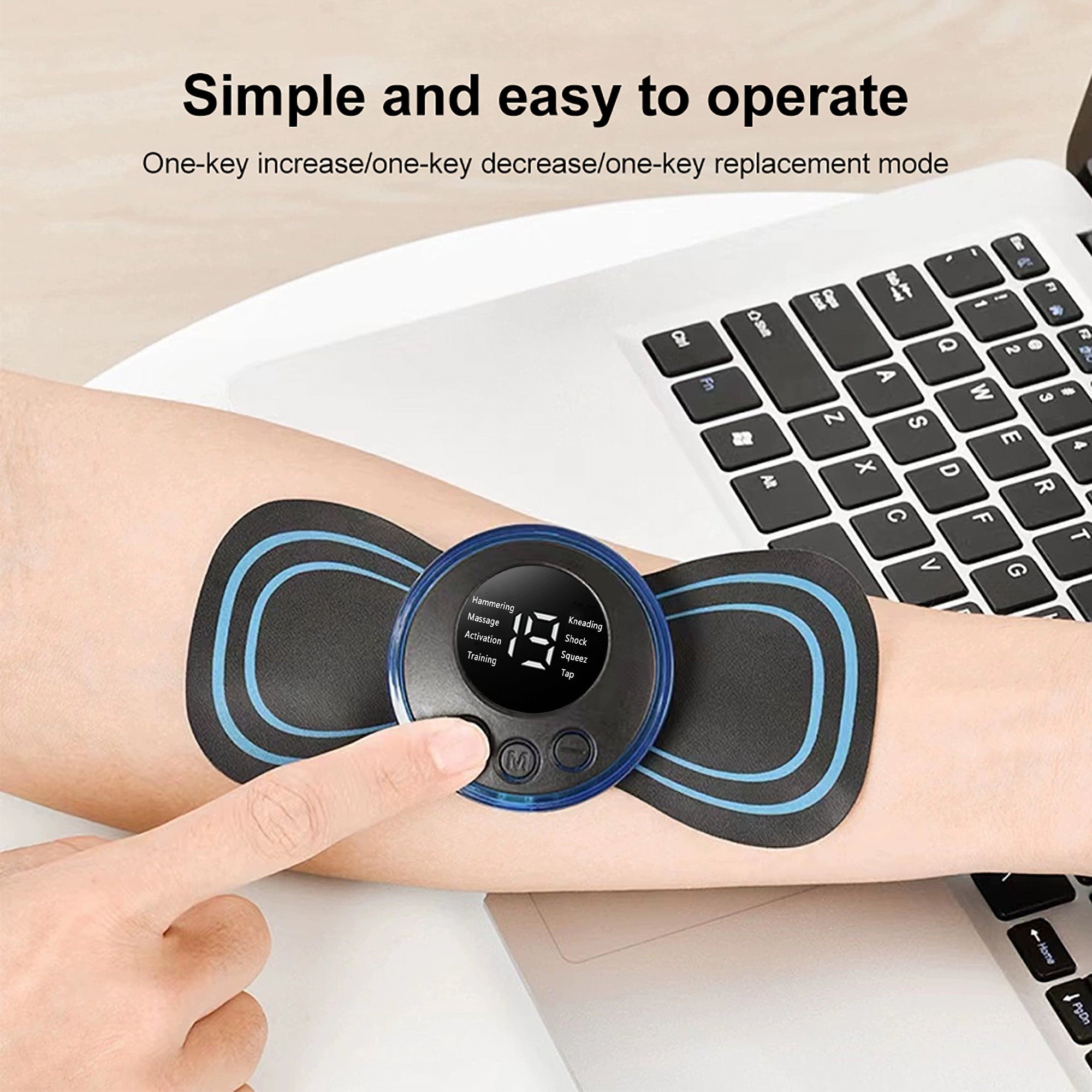Smart EMS Neck Relaxer with Customizable Settings