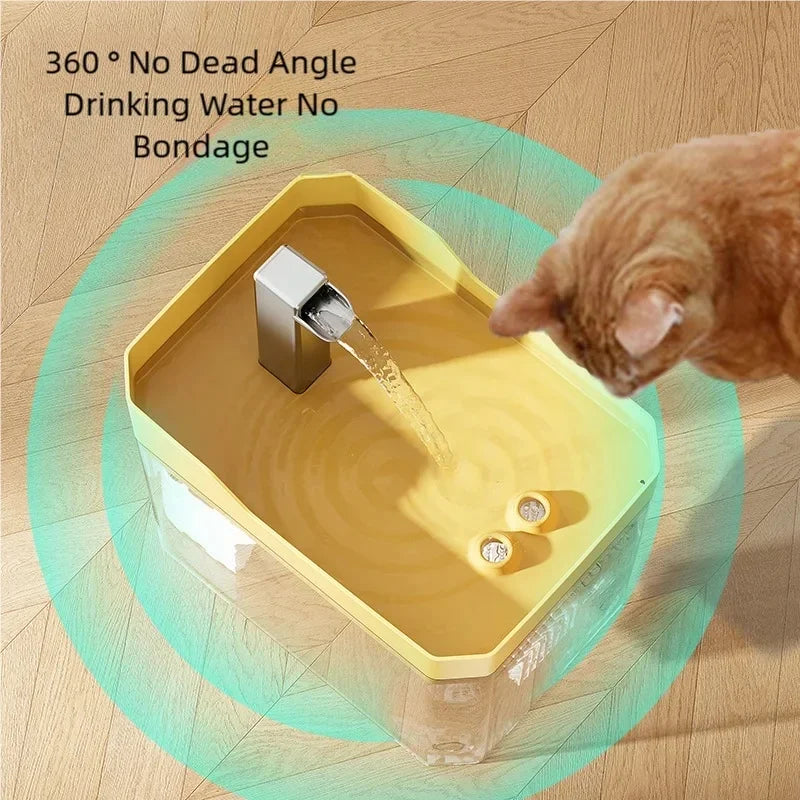 PawPure Rechargeable Cat Water Fountain | USB-Powered Design