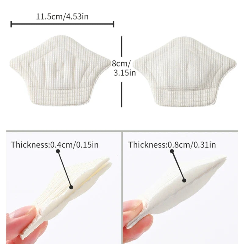 ComfortMax Adjustable Heel Cushions – Lightweight Support for All Shoes