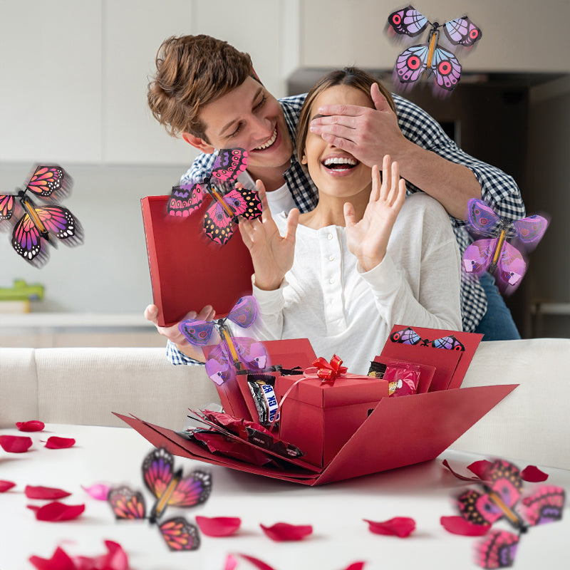 Heartfelt Photo Surprise Butterfly Gift Box