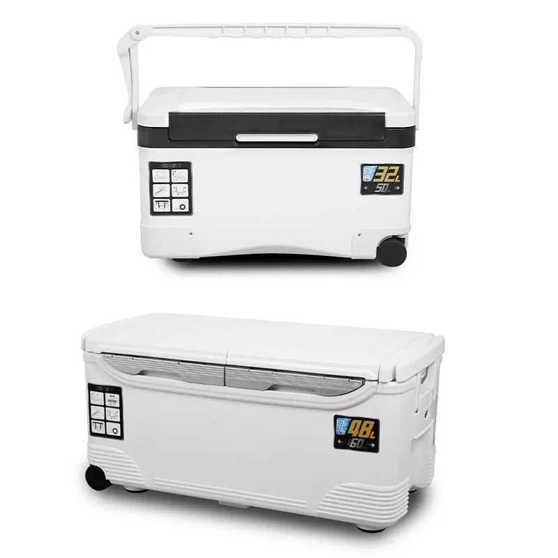 Cooler Box for Fishing with Air Vents and Extended Cold Retention