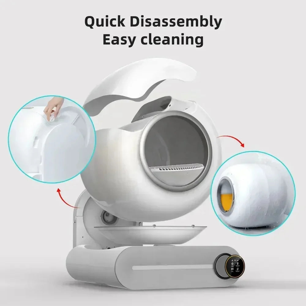 SmartClean 65L Automated Cat Litter Box with Odor Control