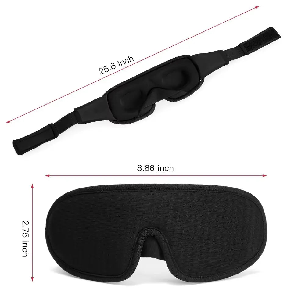 SereneDream 3D Comfort Eye Mask – Ultimate Light-Blocking Sleep Mask for Travel & Relaxation