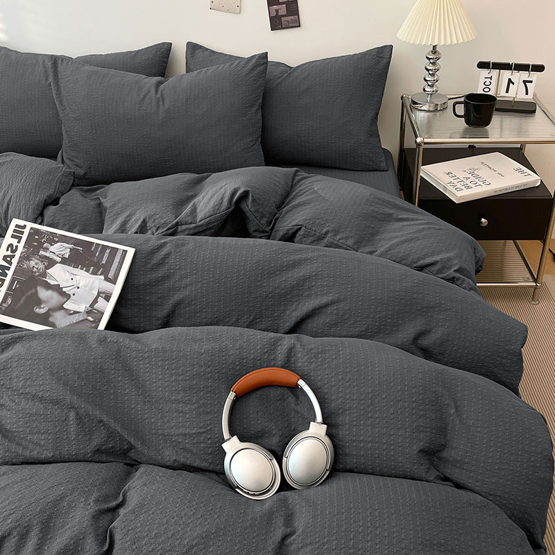 Nocturne Elegance – Jacquard Bedding Set for Bold Bedrooms