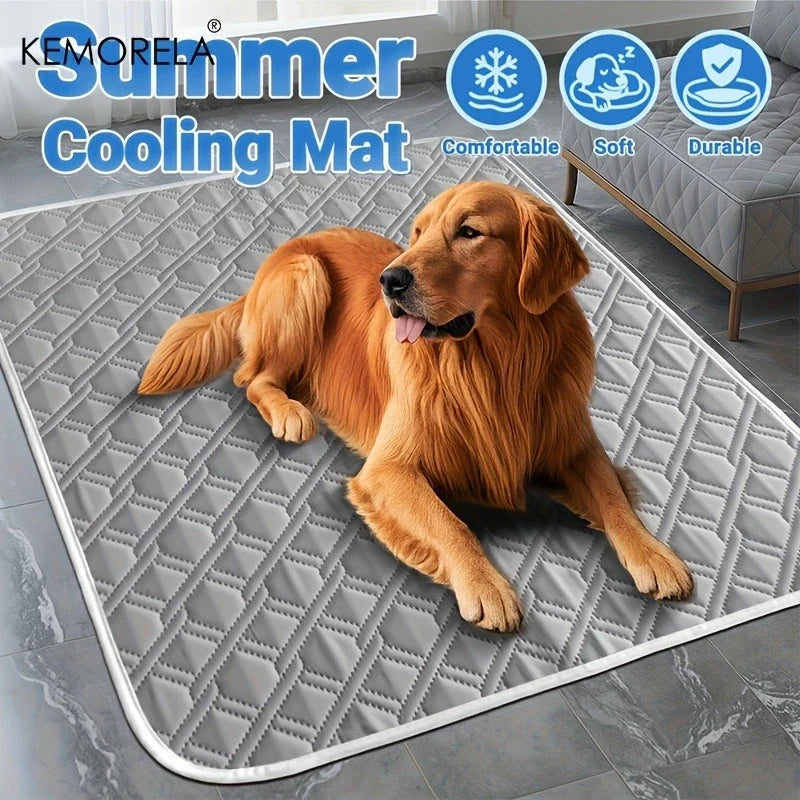 ChillPad Large Pet Cooling Mat – Breathable Anti-Slip Bed for Pets