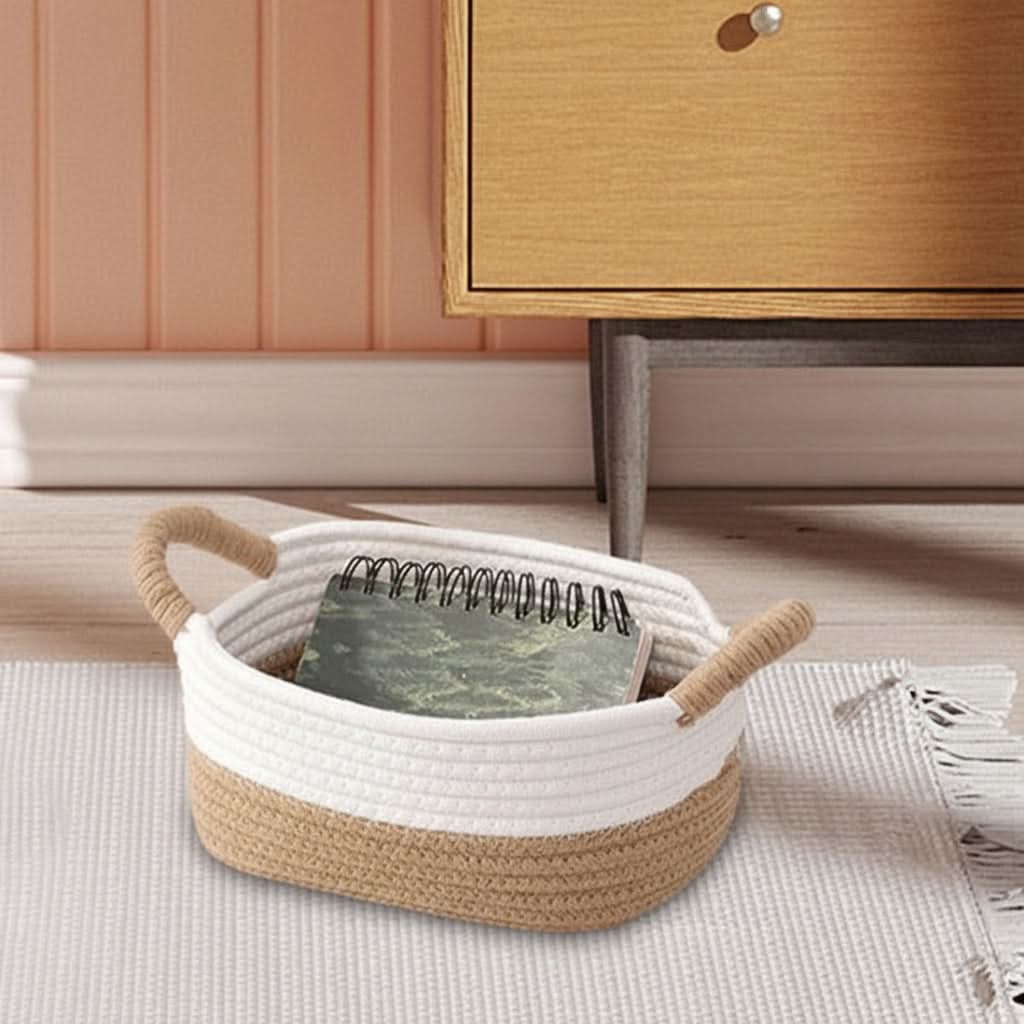 ChicNest – Versatile Woven Basket for Elegant Organization
