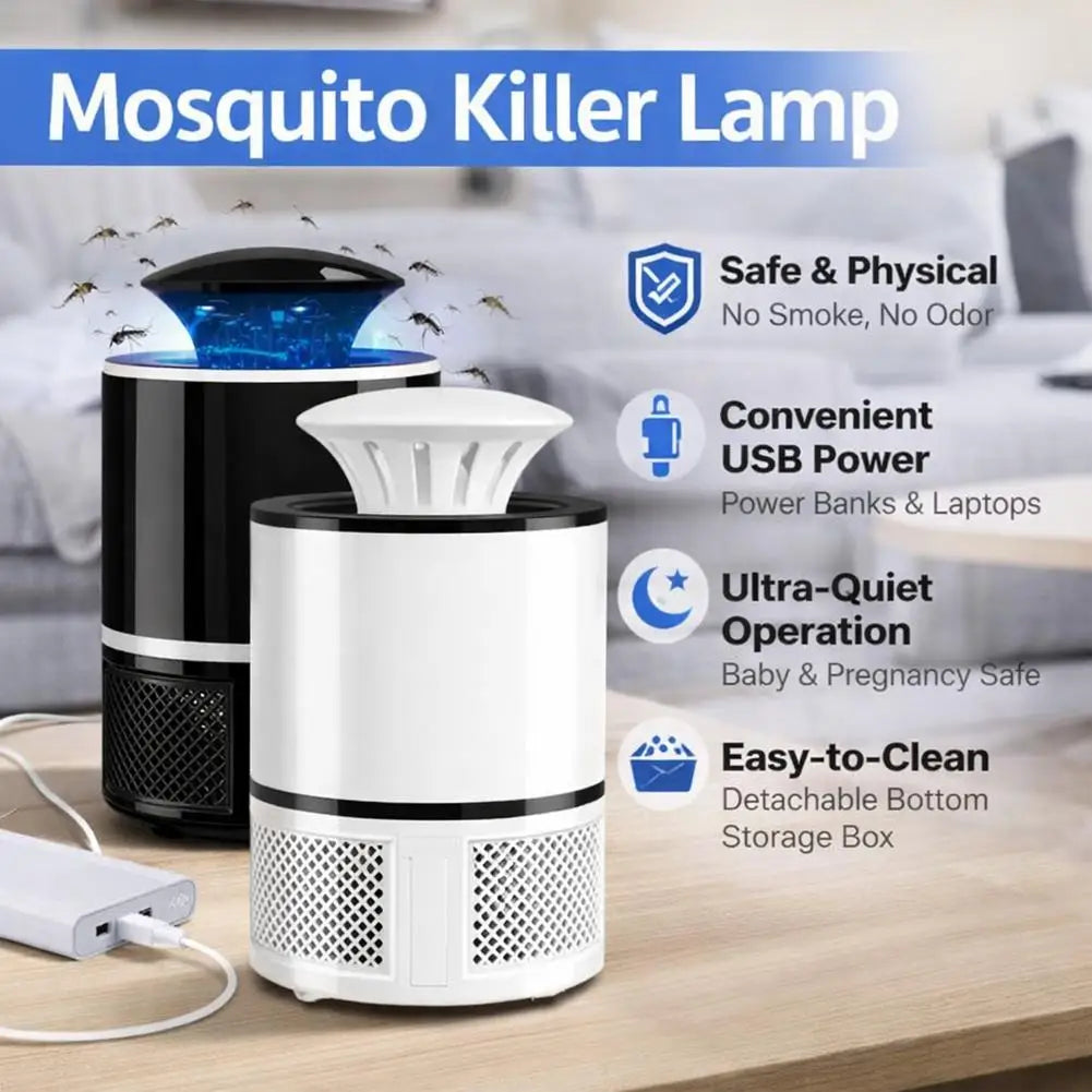 StarGlow USB Insect Eliminator Lamp – Indoor Mosquito Trap with 12V Power
