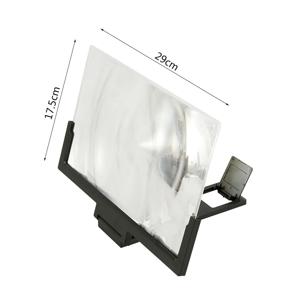 VisionMax 14-Inch Smartphone Screen Enhancer with Adjustable Stand