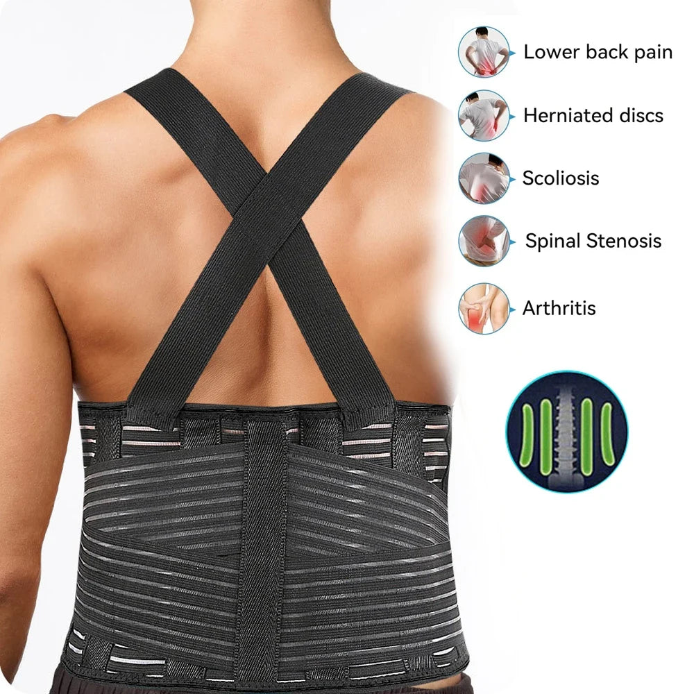 Ultimate Support Back Brace for Lifting – Adjustable Comfort for All