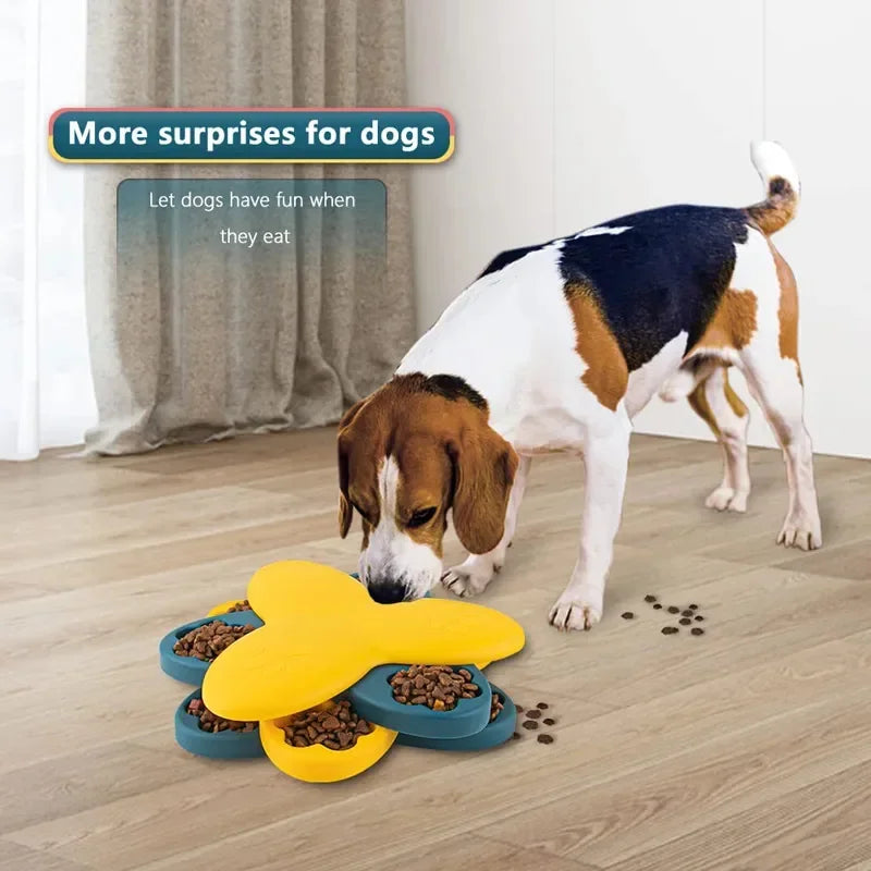 BrainyBites Interactive Puzzle Feeder for Dogs | Engaging Treat Dispensing Toy
