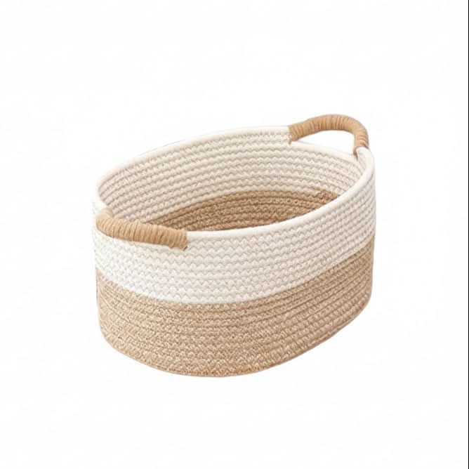 ChicNest – Versatile Woven Basket for Elegant Organization
