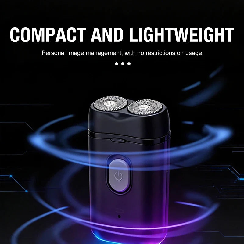 SwiftShave Pro - USB Rechargeable Dual Head Electric Razor for Men