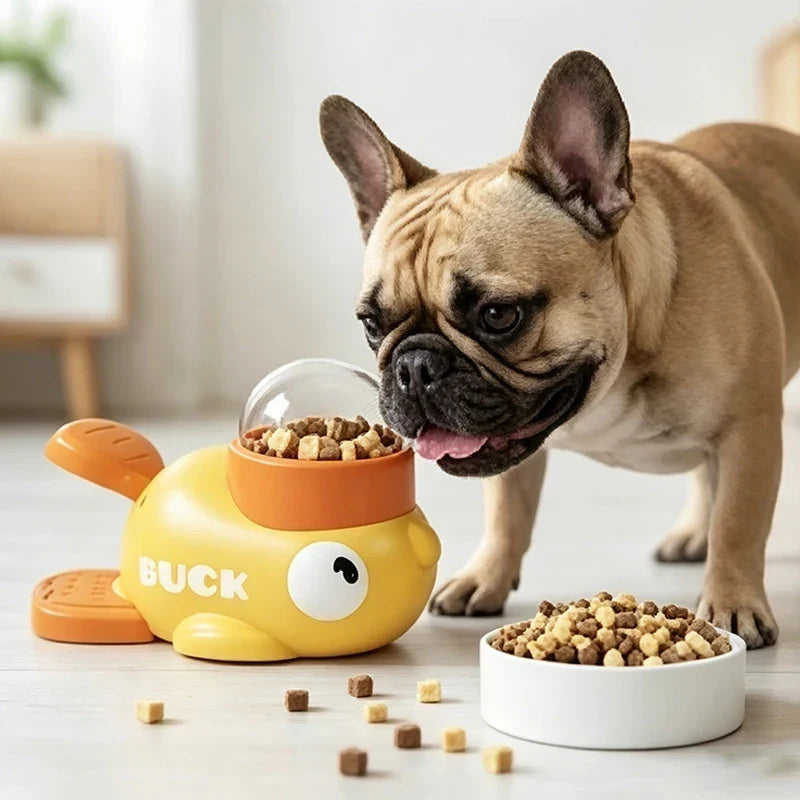 WaddleFeeder | Engaging Dog Puzzle Slow Feeder | 2-in-1 Fun and Training Toy with Playful Duck Design