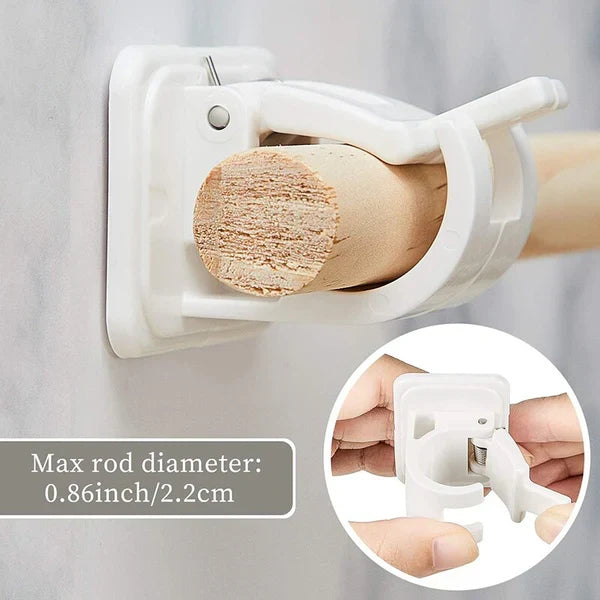 Versatile Wall-Mounted Curtain Holders