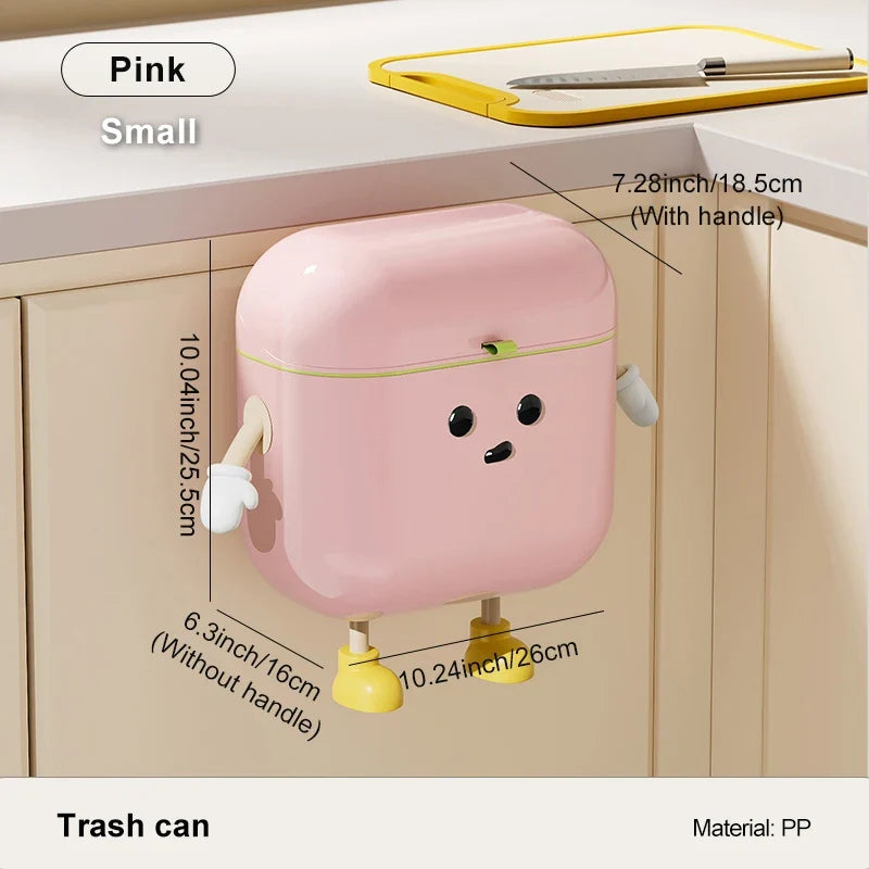 EcoSmart Food Waste Collector with Lid & Space-Saving Mount