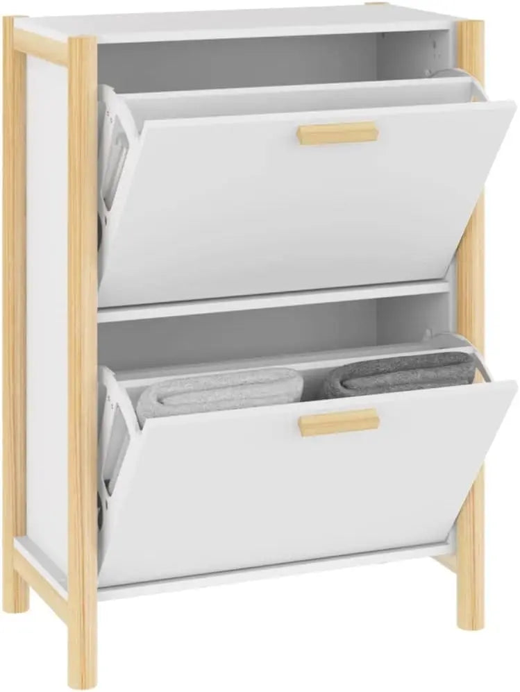 Shoe Storage Cabinet with Doors for Entryway – Slim Design