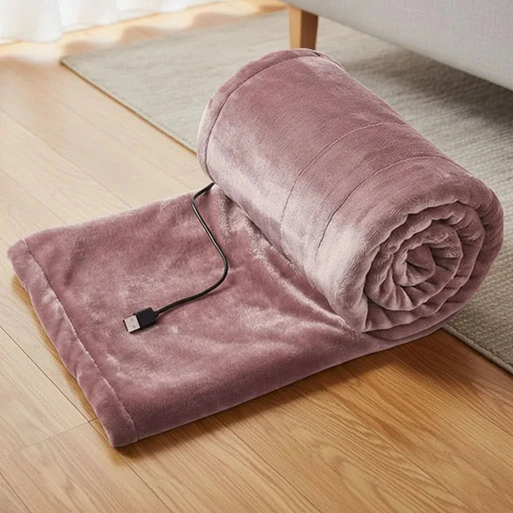 SnuggleGlow – Electric Throw Blanket for Ultimate Comfort