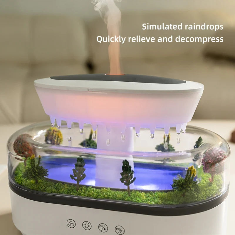 Aromaluxe Ultrasonic Humidifier & Essential Oil Diffuser with LED Lights