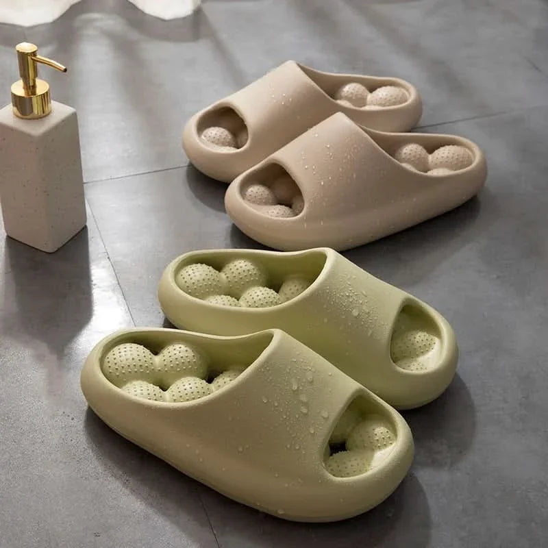 CloudStep – Airy Indoor Slippers with Massage Support