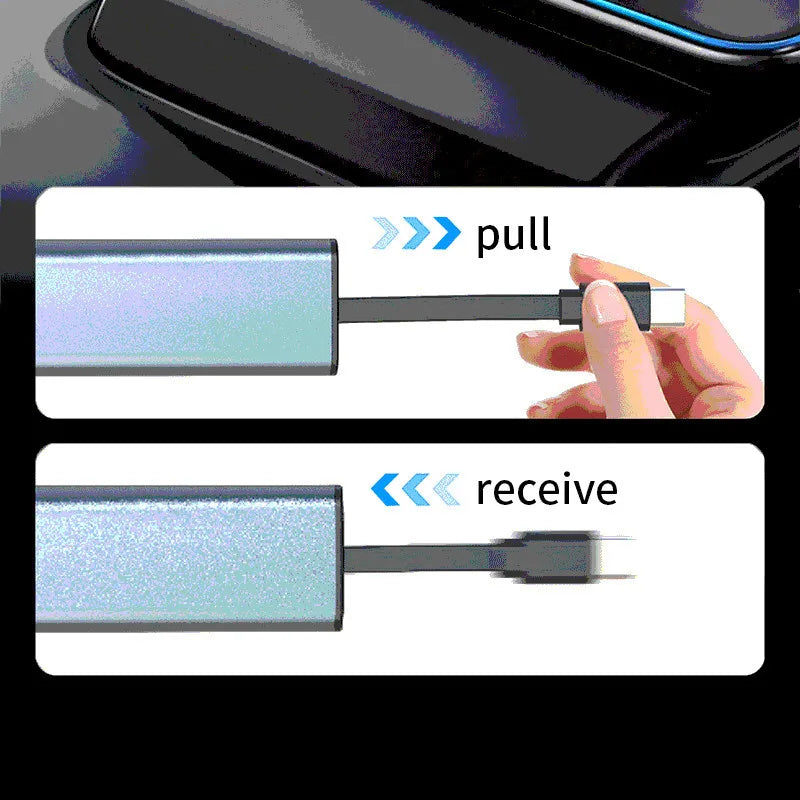 SmartDrive 4-in-1 Bluetooth FM Adapter & Fast USB-C Charger