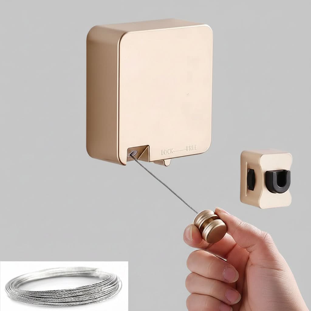 ClaritySpace – Compact Retractable Laundry Drying Solution