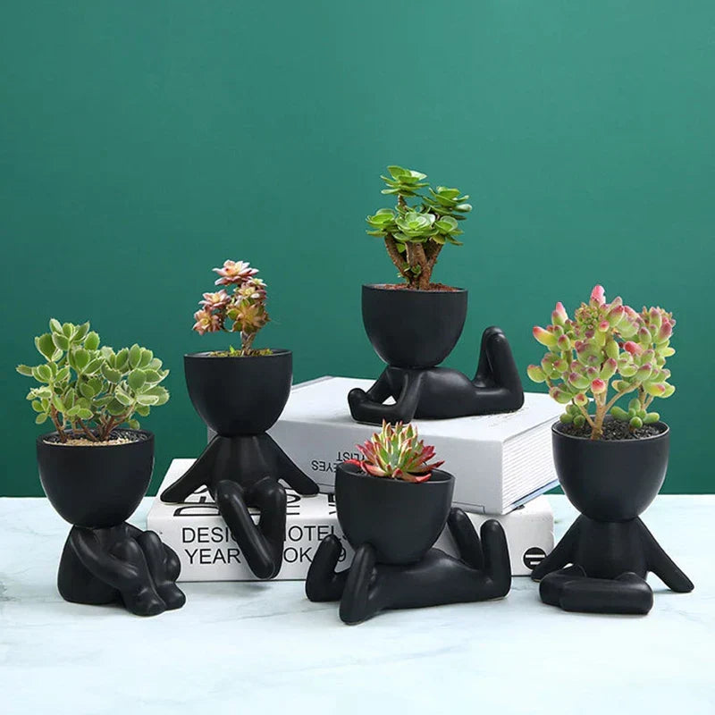 Terra Cotta Succulent Pot with Drainage - Handmade Ceramic Planter