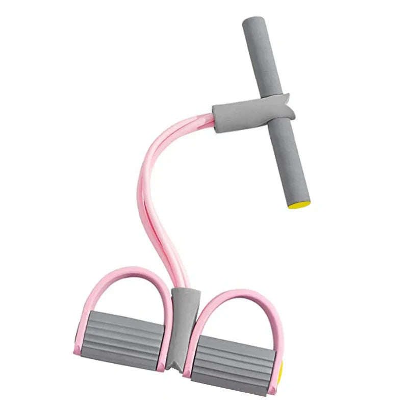 Versatile 4-Tube Elastic Bands for Comprehensive Strength Training