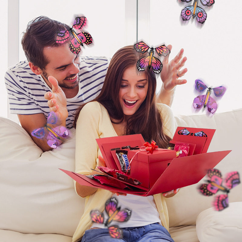 Heartfelt Photo Surprise Butterfly Gift Box