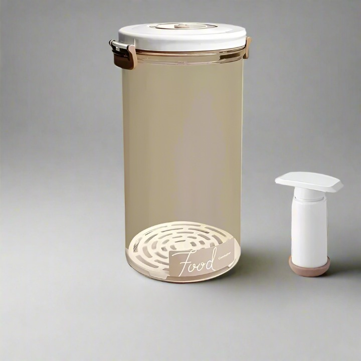 Transparent Food Vacuum Storage Container with Hand Pump – Fresh Seal