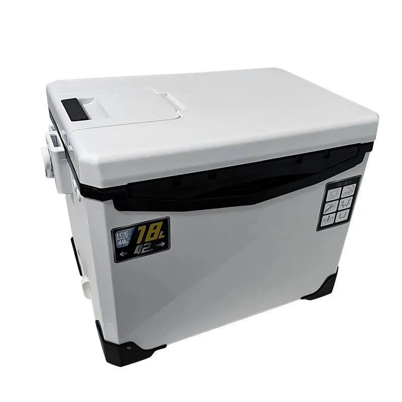 Cooler Box for Fishing with Air Vents and Extended Cold Retention