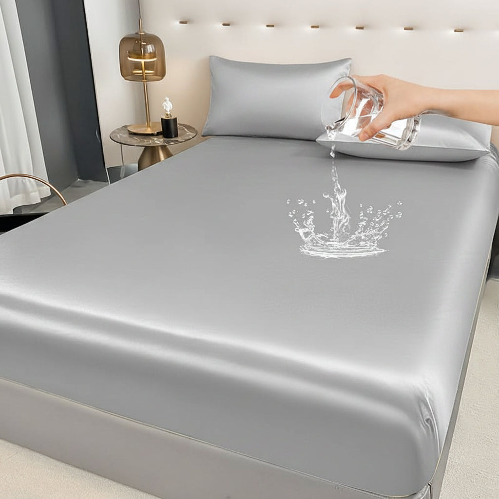 AquaGuard – Premium Waterproof Fitted Mattress Protector