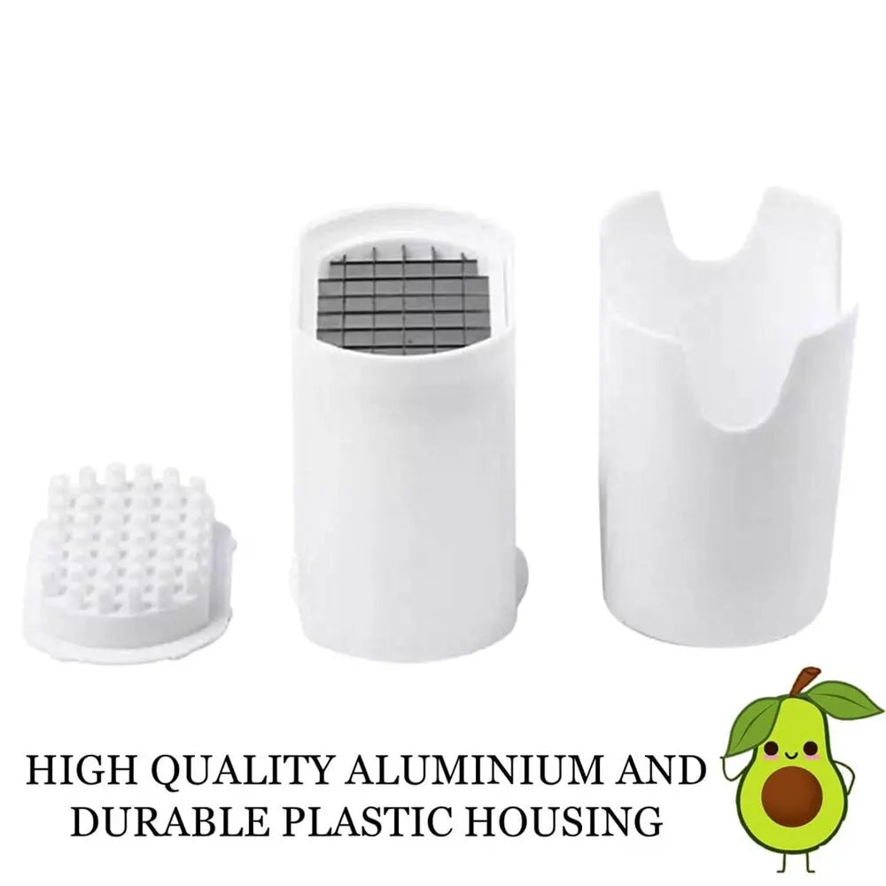 Effortless Vegetable & Potato Slicer – Manual Cutter with Steel Blades