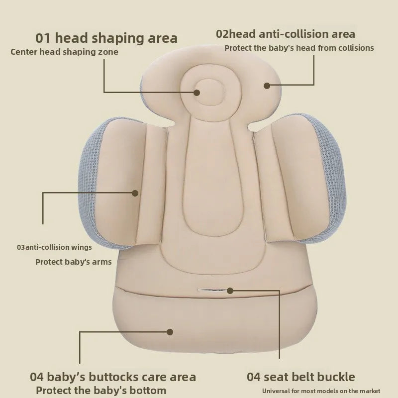 CozyNest Stroller Comfort Pad – Lightweight Infant Seat Liner