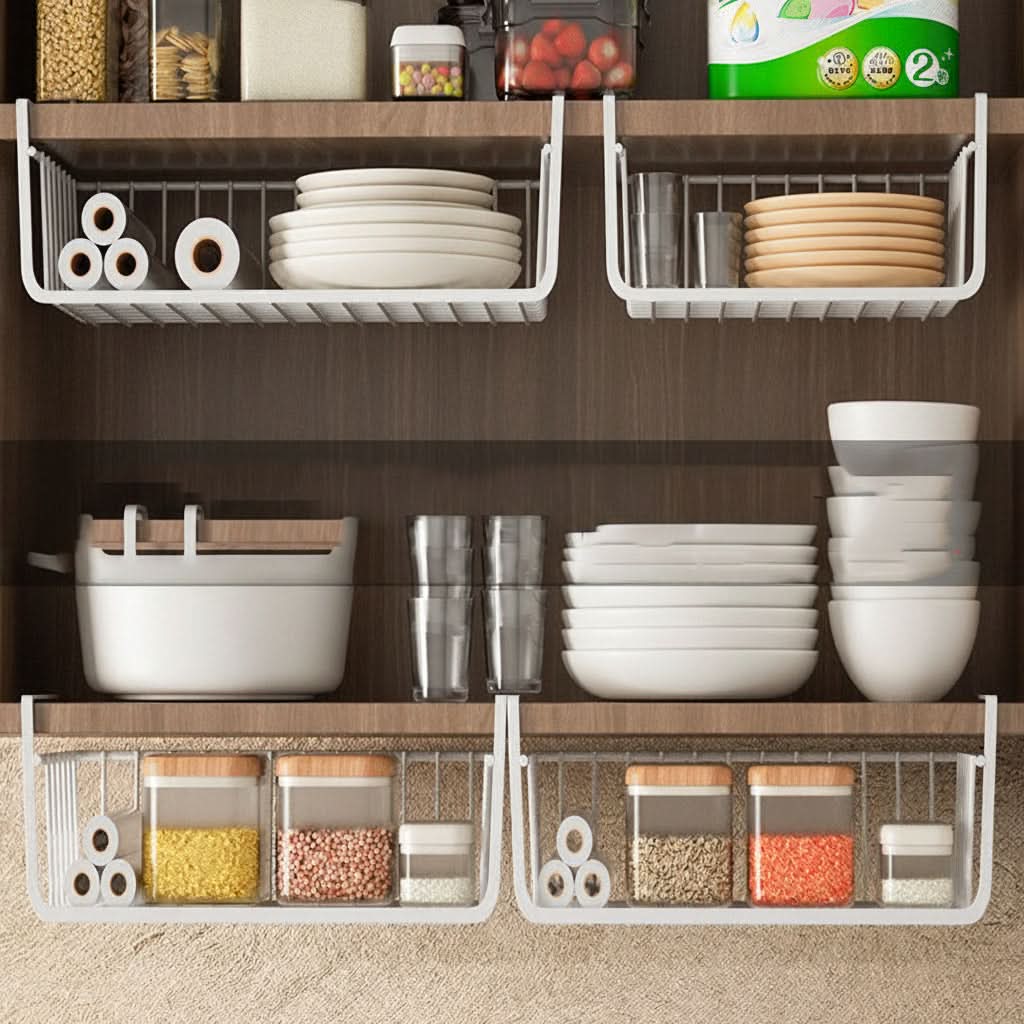 SpaceMax - Kitchen Hanging Basket Organizer for Essentials