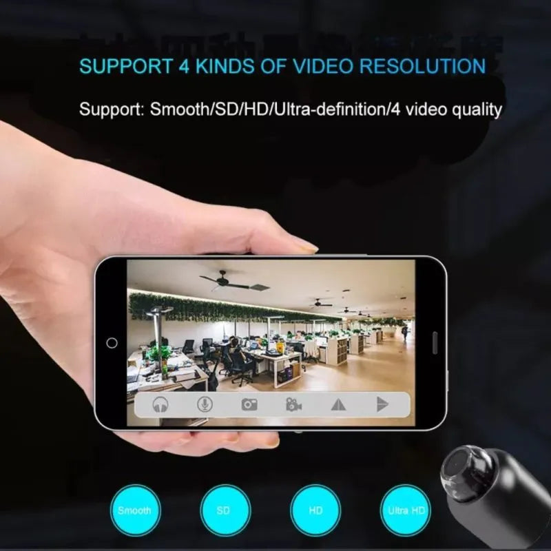 Compact 5G Wireless Security Camera with 1080P HD Clarity