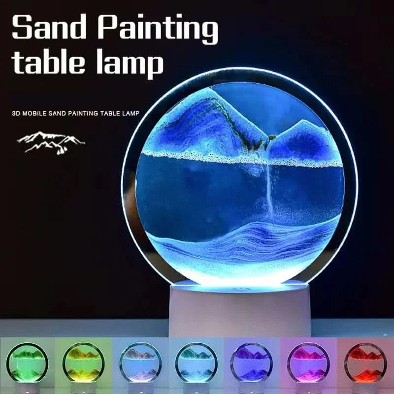 Sandsation – 3D Hourglass Light with Fluid Sand Movement