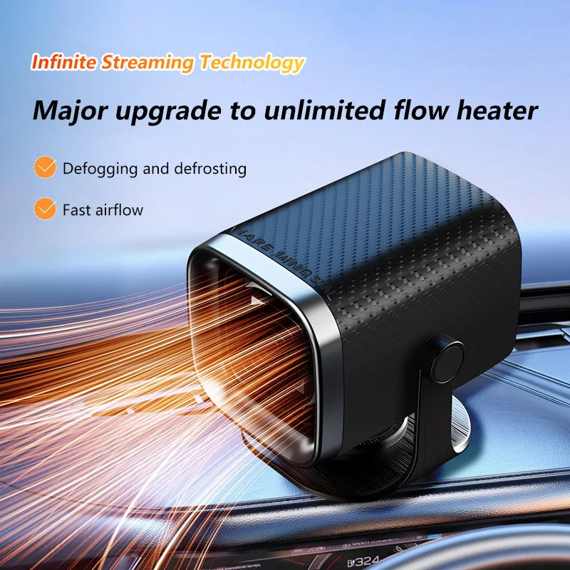 Versatile 12V Car Climate Control Heater & Fan – Year-Round Comfort