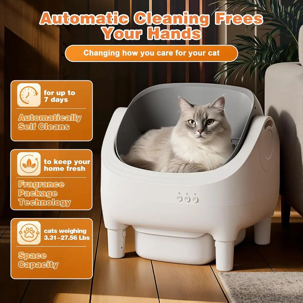 PurrfectClean Automated Cat Litter System | Smart Waste Management for Busy Homes