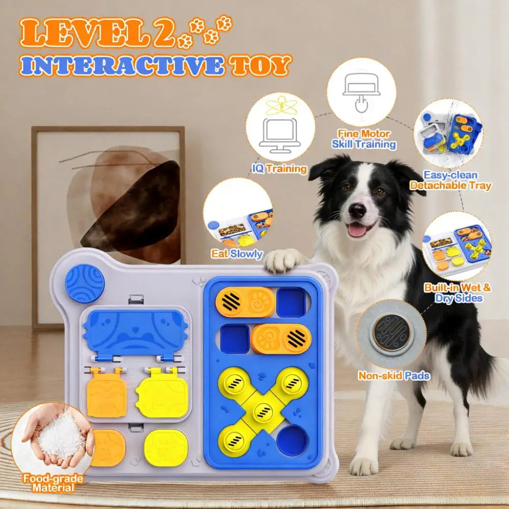 BrainBoost | Smart Dog Puzzle Feeder | Engaging Slow Feeder for Small & Medium Dogs