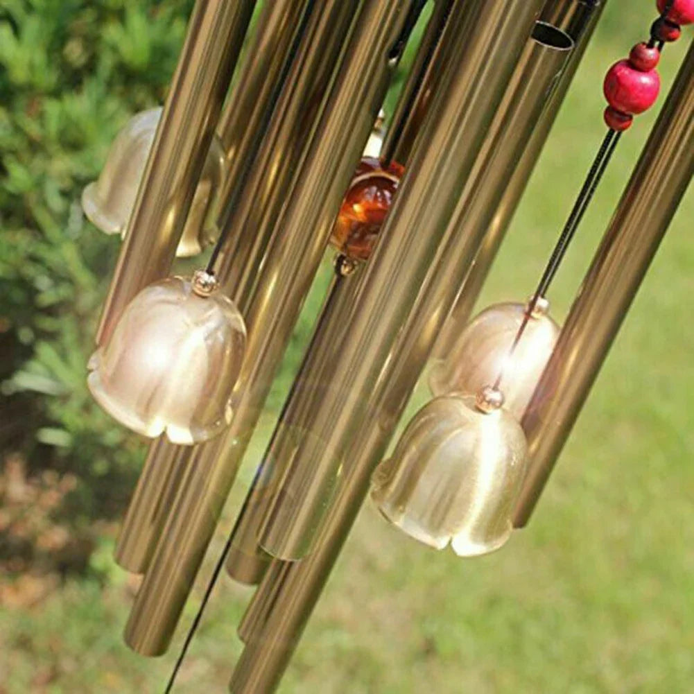 Serenity 30-Inch Metal Wind Chime – Elegant Outdoor Sounds for Your Garden