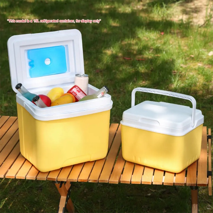 6L Insulated Portable Cooler Box for Camping with Multiple Layers