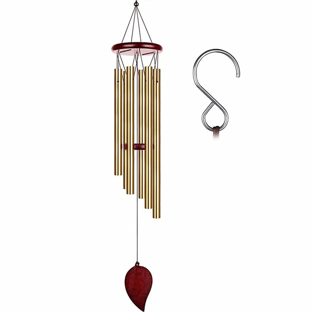 Fortune Harmony 6-Tube Wind Chime – Enchanting Bell Decor for Home & Garden
