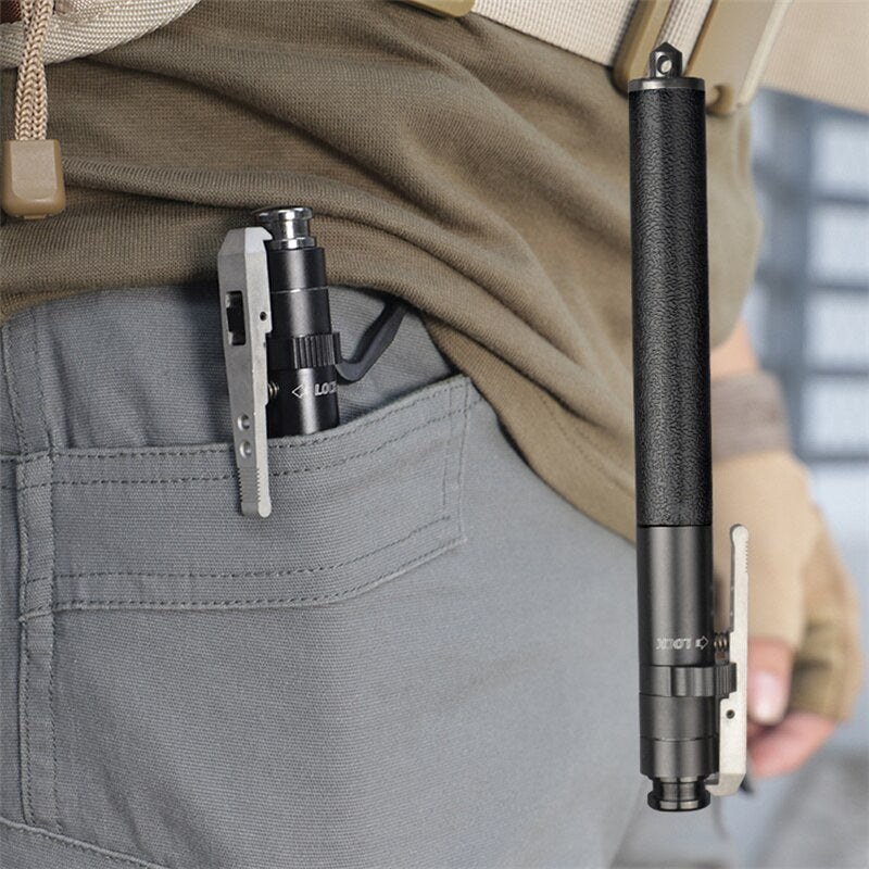 Compact and Reliable Extendable Self-Defense Stick