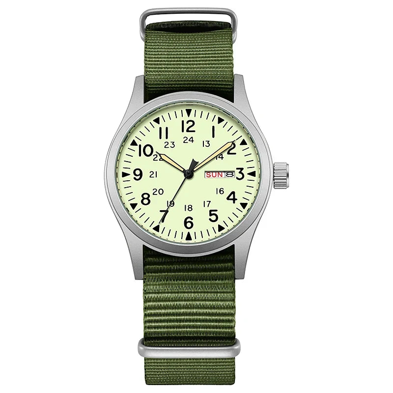 Men's 38mm Illuminated Adventure Watch - Clear Dial, Sturdy Strap