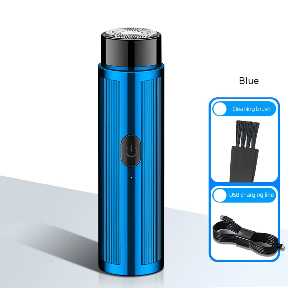 TravelMate Compact Electric Razor – Rechargeable Portable Shaver with Precision Blades