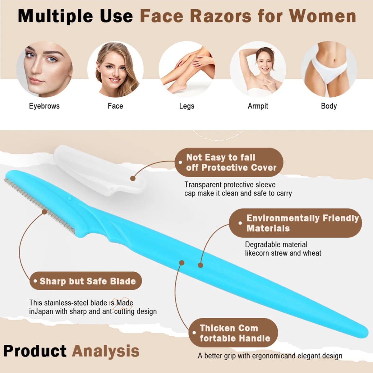 GroomSmart 30-Piece Eyebrow Trimmer Kit – Precision Tools for Flawless Brows