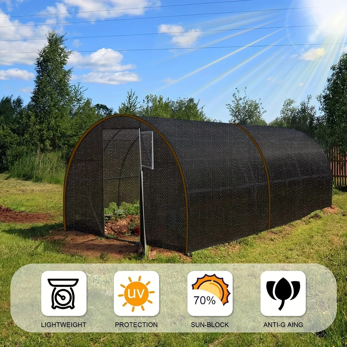 Sun Shade Mesh Cover in Black – Buy One, Get One Free