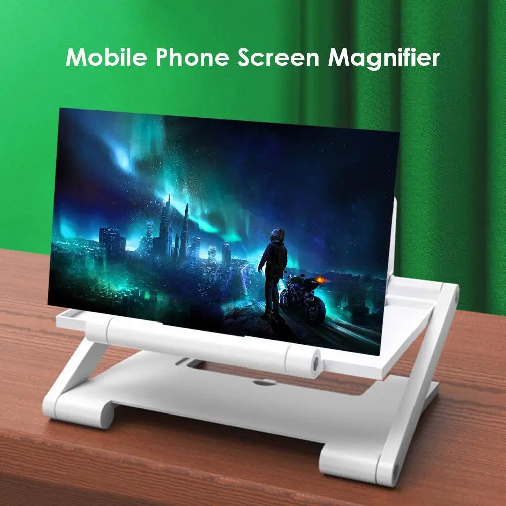 SmartView 8-Inch Mobile Screen Amplifier – Adjustable Stand for Enhanced Viewing