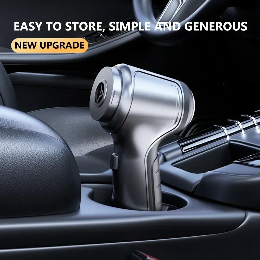 SwiftClean 95000Pa Portable Cordless Car Vacuum – Lightweight Handheld Cleaner for Home and Vehicle