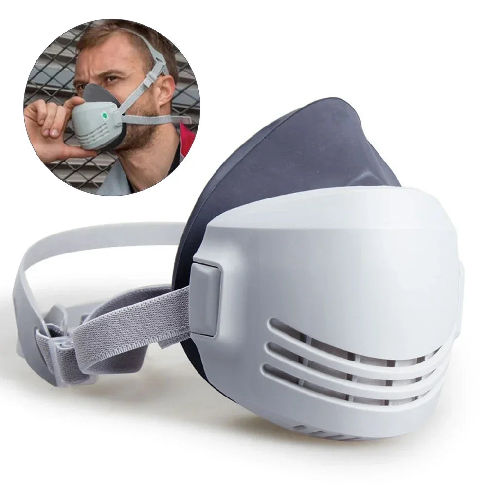 Versatile Cotton Work Mask with Customizable Fit – Reusable Half Face Covering for Daily Tasks